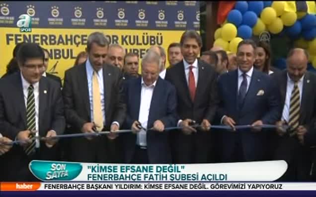 Aziz Yıldırım: Kimse efsane değil