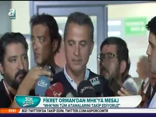 Fikret Orman'dan Aydınus yorumu
