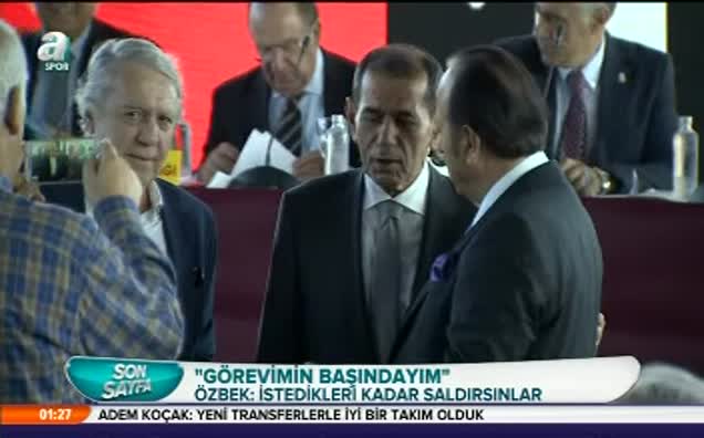 Dursun Özbek: Görevi bırakmayacağım
