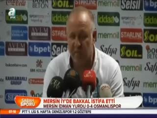 Mersin İY'de Bakkal istifa etti