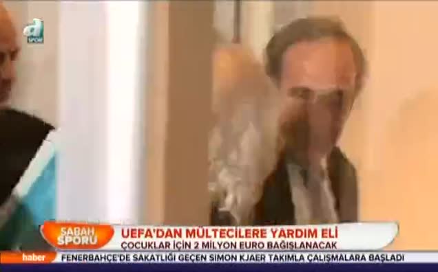 UEFA'dan mültecilere yardım eli