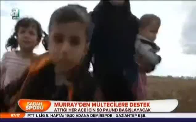 Murray'den mültecilere destek
