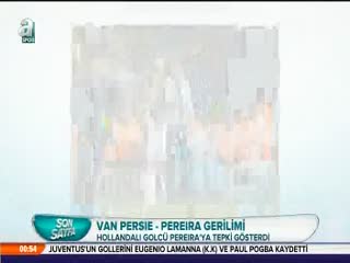 Van Persie'den Pereira'ya tavır!