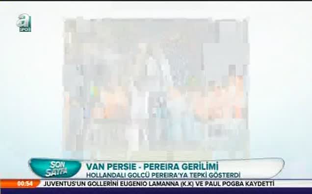 Van Persie'den Pereira'ya tavır!