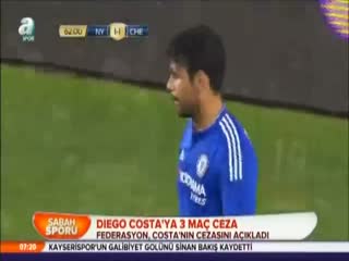 Diego Costa'ya 3 maç ceza