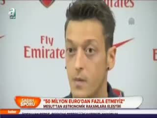 "50 milyon Euro'dan fazla etmeyiz"
