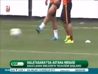 Galatasaray'da Astana mesaisi