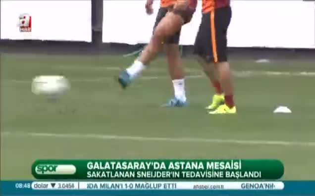 Galatasaray'da Astana mesaisi