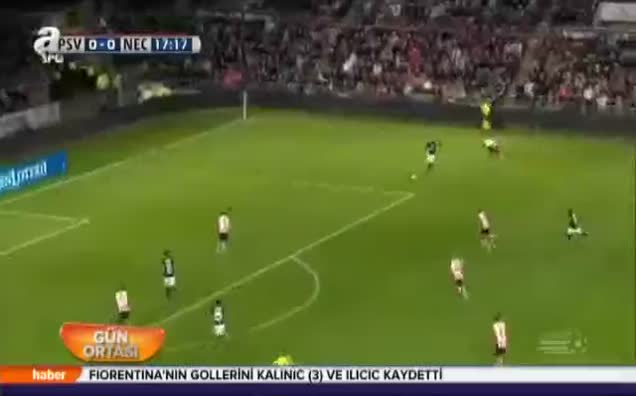 PSV Eindhoven 2-1 NEC Nijmegen (özet)