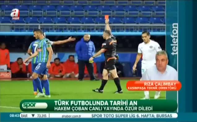 Türk futbolunda tarihi an