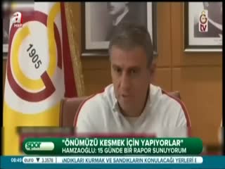 "Hamzaoğlu'nun arkasındayız"