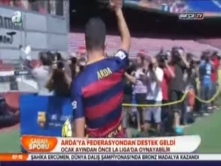 Arda'ya federasyondan destek geldi