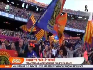 Pique'ye "Milli" tepki