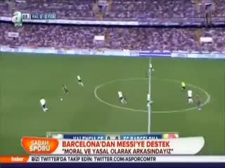 Barcelona'dan Messi'ye destek