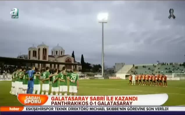 Galatasaray Sabri ile kazandı
