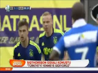Sigthorsson iddialı konuştu