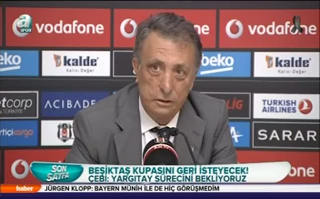 Beşiktaş kupasını geri isteyecek!
