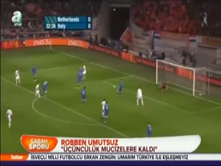 Robben umutsuz