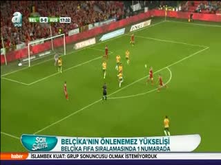 Belçika zirveye çıktı!