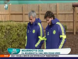 Mourinho'ya ceza
