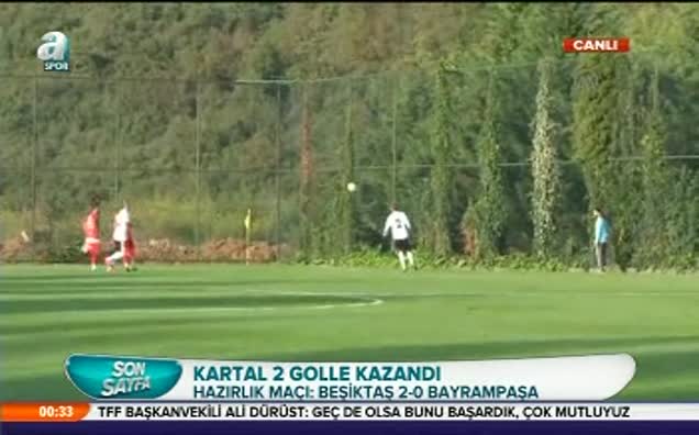Beşiktaş'tan Rize provası!