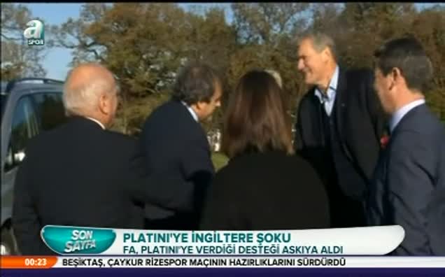 Michel Platini'ye İngiliz darbesi!