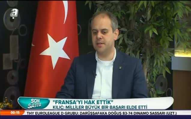 Kılıç: Büyük başarılar gelecek