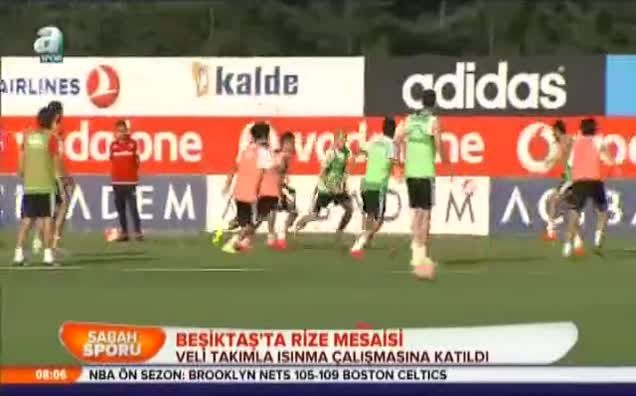 Beşiktaş'ta Rize mesaisi