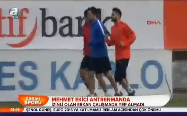Mehmet Ekici antrenmanda
