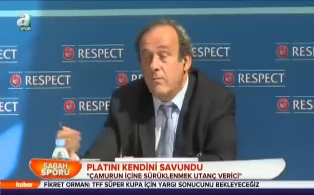 Platini kendini savundu