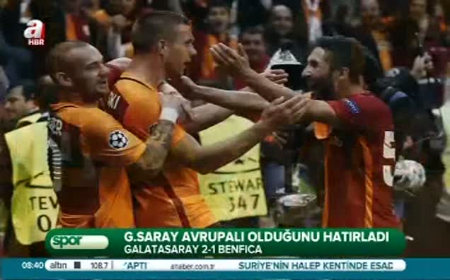 G.Saray Avrupalı olduğunu hatırladı