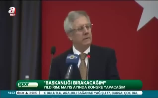 Aziz Yıldırım başkanlığı bırakıyor