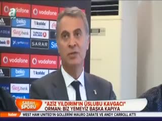 "Aziz Yıldırım'ın üslubu kavgacı"