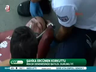 Şahika Ercümen korkuttu