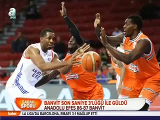 Banvit son saniye 3'lüğü ile güldü