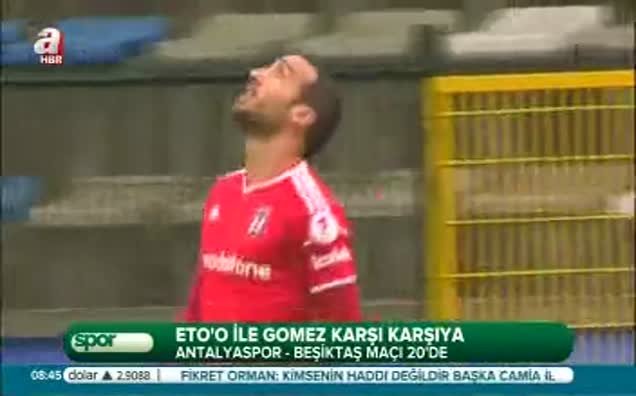 Eto'o ile Gomez karşı karşıya