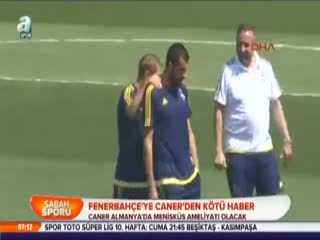 Fenerbahçe'ye Caner'den kötü haber