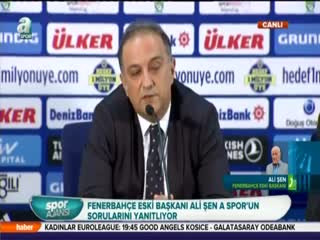 Fenerbahçe eski başkanı Ali Şen: Ben Galatasaray’ı dost kabul ederim