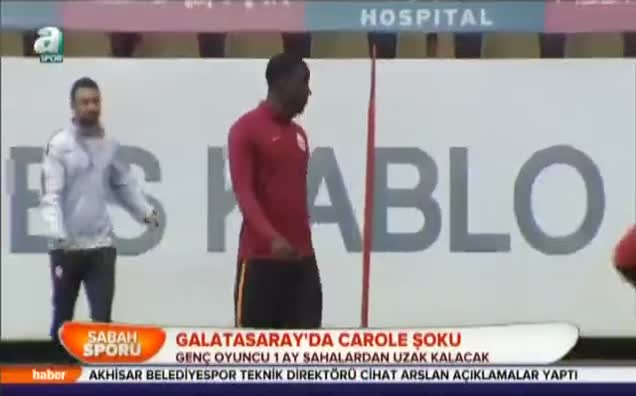 Galatasaray'da Carole şoku