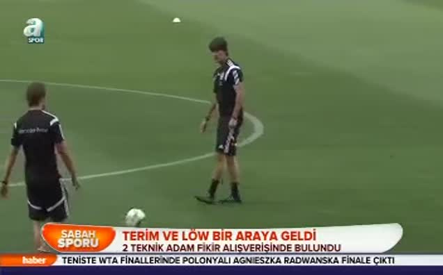 Terim ve Löw bir araya geldi