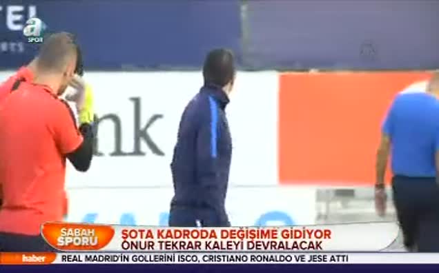 Şota kadroda değişime gidiyor