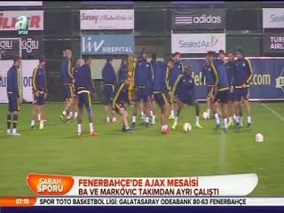 Fenerbahçe'de Ajax mesaisi