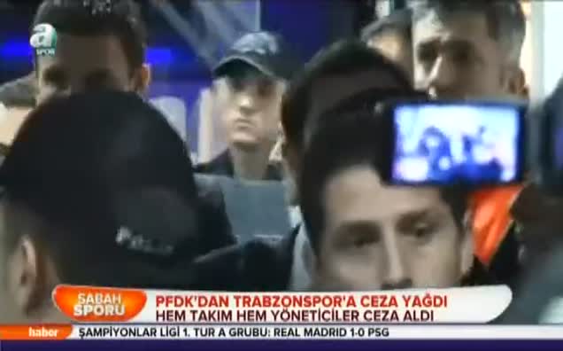 PFDK'dan Trabzonspor'a ceza yağdı
