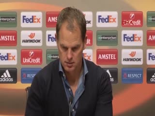 Frank de Boer: Fenerbahçe daha iyiydi