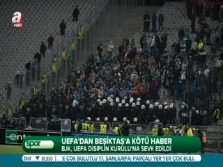 UEFA'dan Beşiktaş'a kötü haber