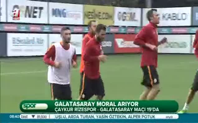 Galatasaray moral arıyor