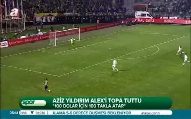 Aziz Yıldırım Alex'i topa tuttu