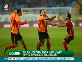 Aslan uzatmalarda havlu attı