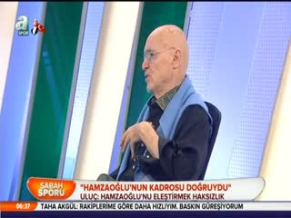 Hıncal Uluç'tan Hamzaoğlu'na destek