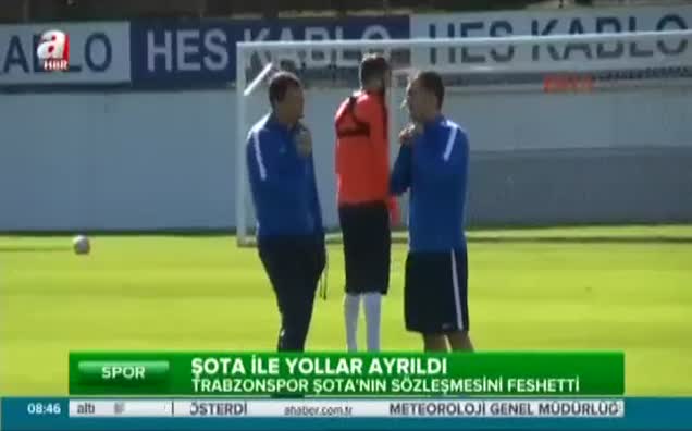 Şota ile yollar ayrıldı